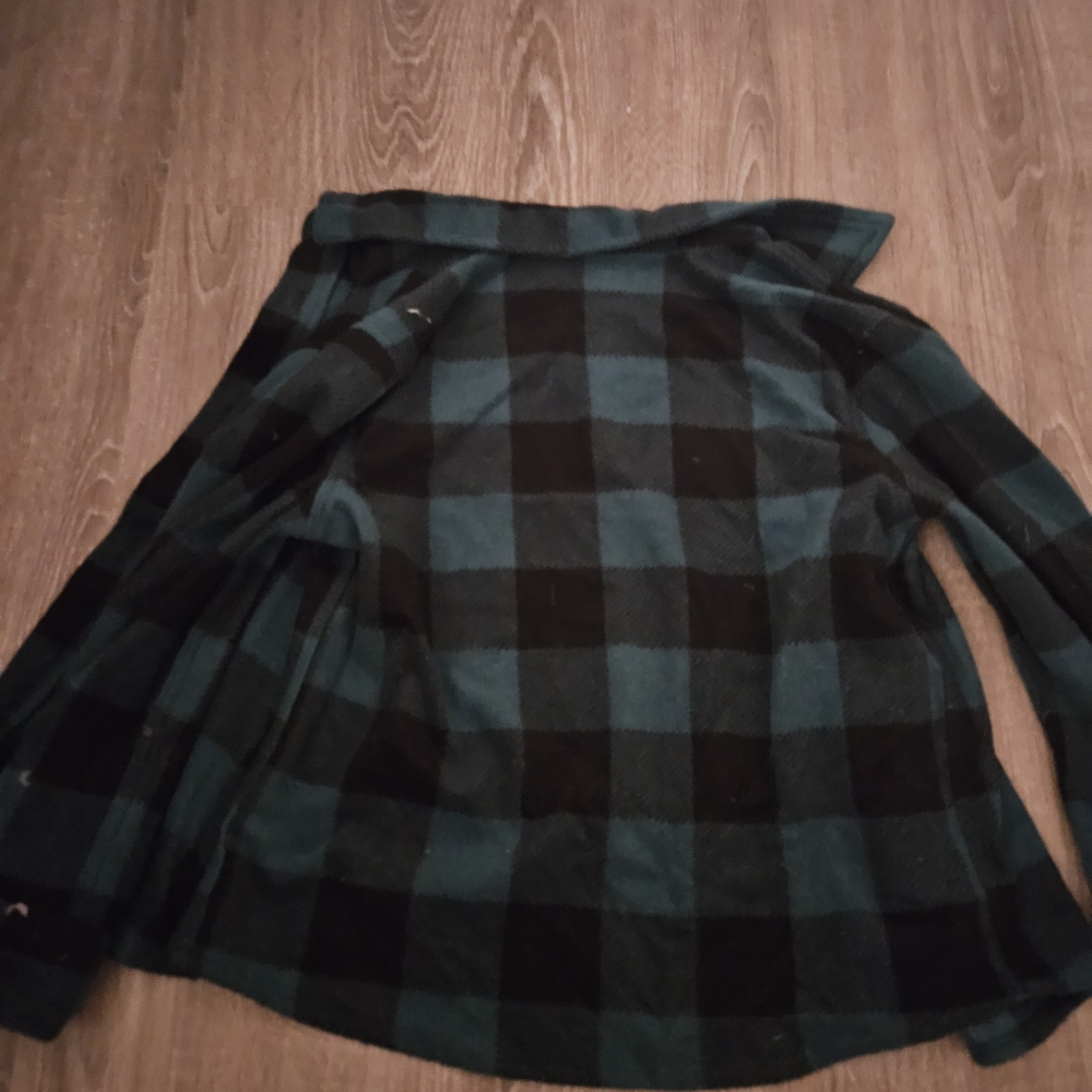 Plaid Button-Up Jacket - Picture 2 of 3